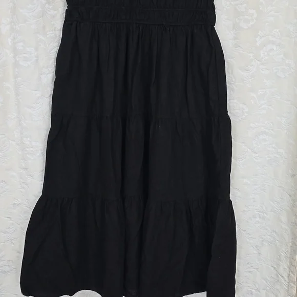 Nicole Miller Black Midi Dress - Picture 4 of 9